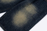 DAXUEN Distressed wide-leg denim shorts