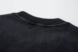 DAXUEN Charcoal grey relaxed fit graphic T-shirt
