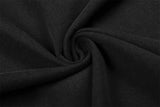 DAXUEN Black oversized T-shirt with distressed graphics