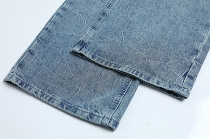 DAXUEN Faded wide-leg denim jeans