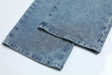 DAXUEN Faded wide-leg denim jeans