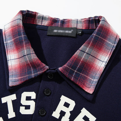 DAXUEN Short-sleeved polo shirt with graphic print