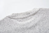 DAXUEN Relaxed fit speckled mock neck t-shirt