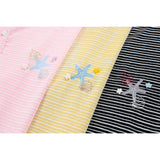 DAXUEN Relaxed fit short-sleeved striped t-shirt