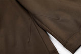 DAXUEN Men's wide-leg culotte shorts in solid colors