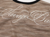 DAXUEN Sleeveless knit top with melange pattern and embroidery