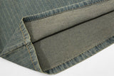 DAXUEN Light blue denim short sleeve t-shirt with embroidery