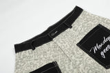 DAXUEN Cropped wide-leg leopard print trousers