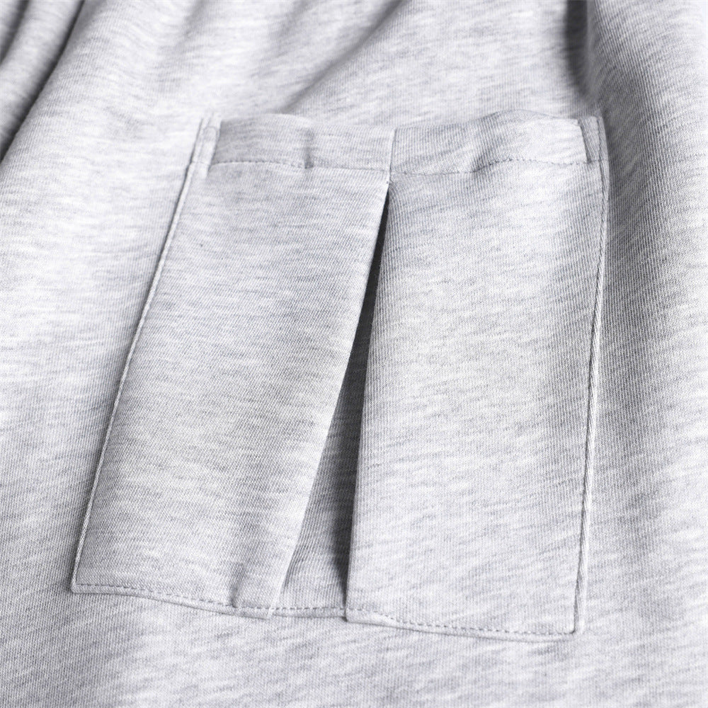 DAXUEN Relaxed-fit wide-leg sweatpants in heather grey