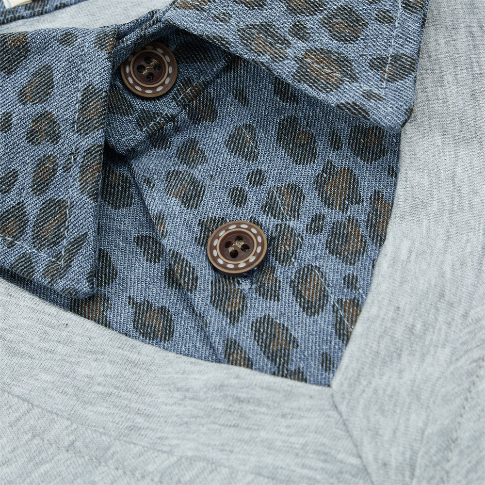 DAXUEN Layered look short-sleeved top with graphic print