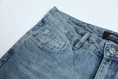 DAXUEN Faded wide-leg denim jeans