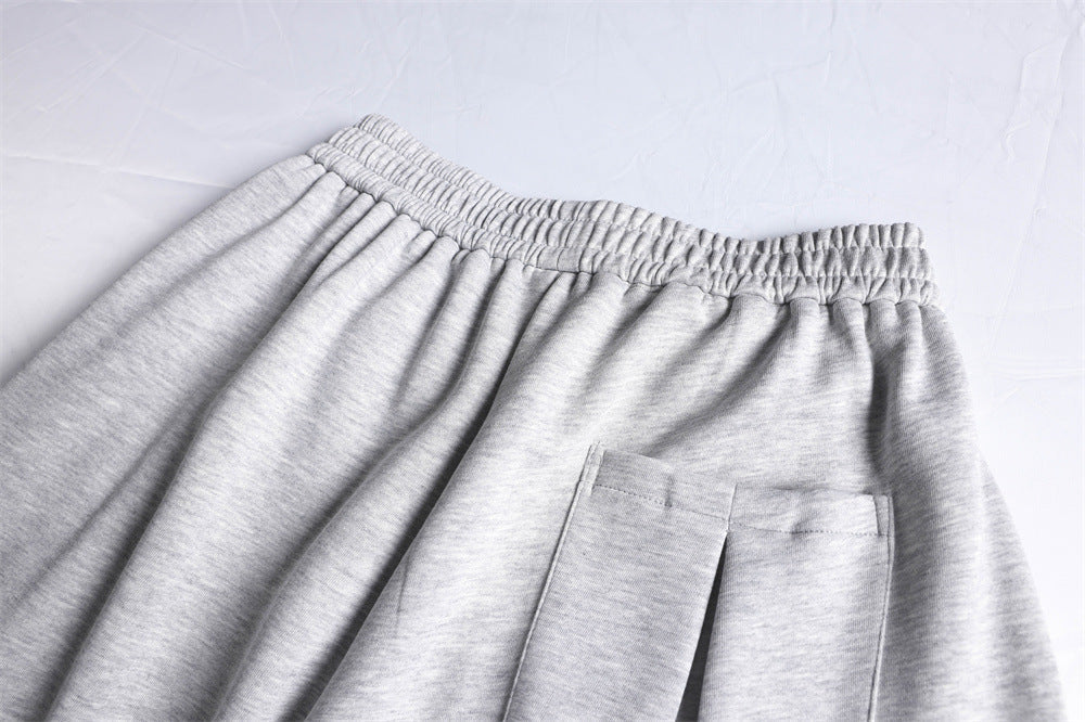 DAXUEN Relaxed-fit wide-leg sweatpants in heather grey