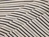DAXUEN Retro striped half-zip polo shirt