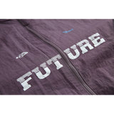 DAXUEN muted purple color-blocked track jacket