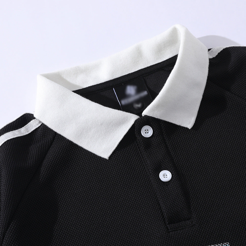 DAXUEN Short-sleeved polo shirt with graphic print