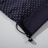 DAXUEN Wide leg polka dot trousers with stripes