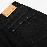 DAXUEN Wide-leg raw denim jeans in dark grey