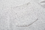 DAXUEN Oversized mock neck top with speckled texture