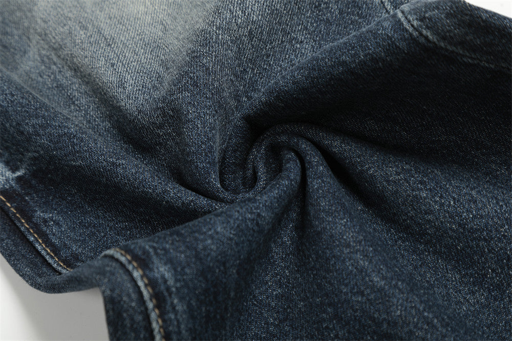 DAXUEN Faded gradient wide-leg denim jeans