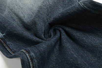 DAXUEN Faded gradient wide-leg denim jeans