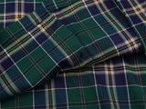 DAXUEN Plaid button-down shirt with embroidery