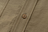 DAXUEN Short-sleeved button-up shirt with two chest pockets