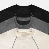 Reflective Piping Crewneck T-Shirt
