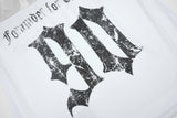 DAXUEN Oversized short-sleeve colorblock T-shirt with graphics