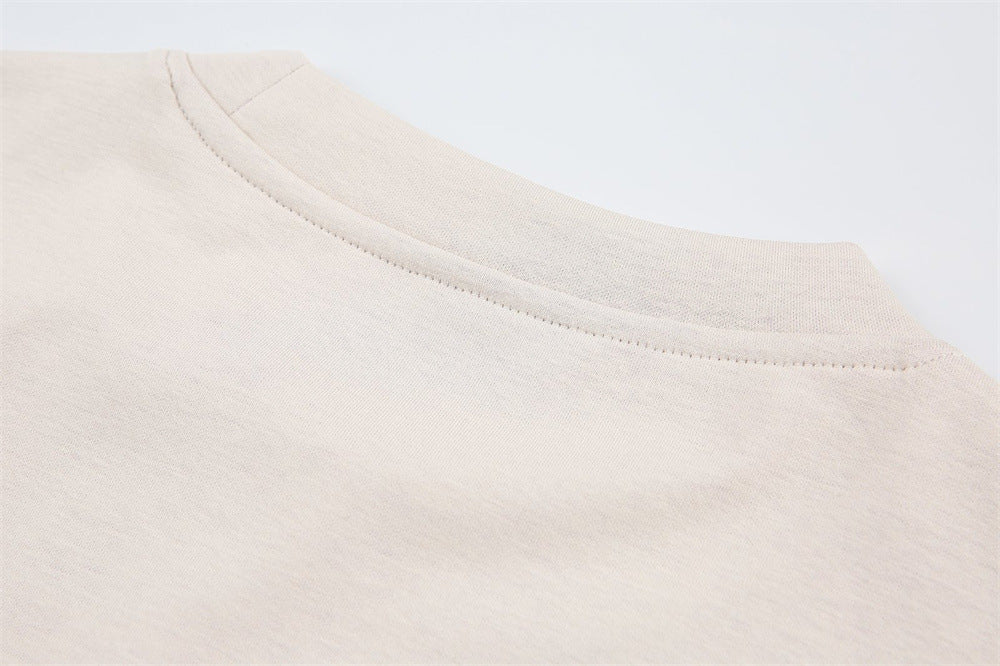 DAXUEN Two-tone oversized short-sleeved t-shirt