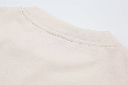 DAXUEN Two-tone oversized short-sleeved t-shirt