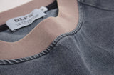 DAXUEN Gradient wash raglan cut T-shirt with embroidery