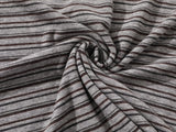 DAXUEN Oversized striped polo shirt with plaid cuffs and patch