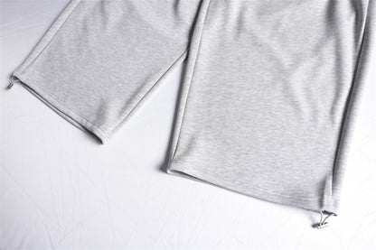 DAXUEN Relaxed-fit wide-leg sweatpants in heather grey