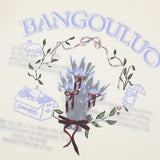 DAXUEN BANGOULUOU Graphic T-Shirt with floral and cartoon prints