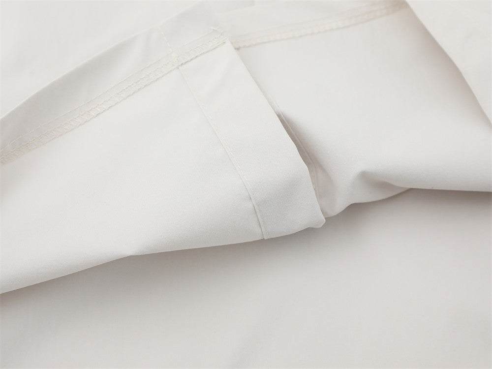 DAXUEN Short-sleeved button-up shirt with graphic prints