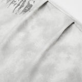 DAXUEN Wide-leg pants with studded graphic design