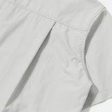 DAXUEN Loose short-sleeve button-up shirt in solid colors