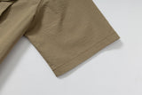 DAXUEN Short-sleeved button-up shirt with two chest pockets