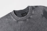 DAXUEN Distressed oversized short-sleeved t-shirt in grey