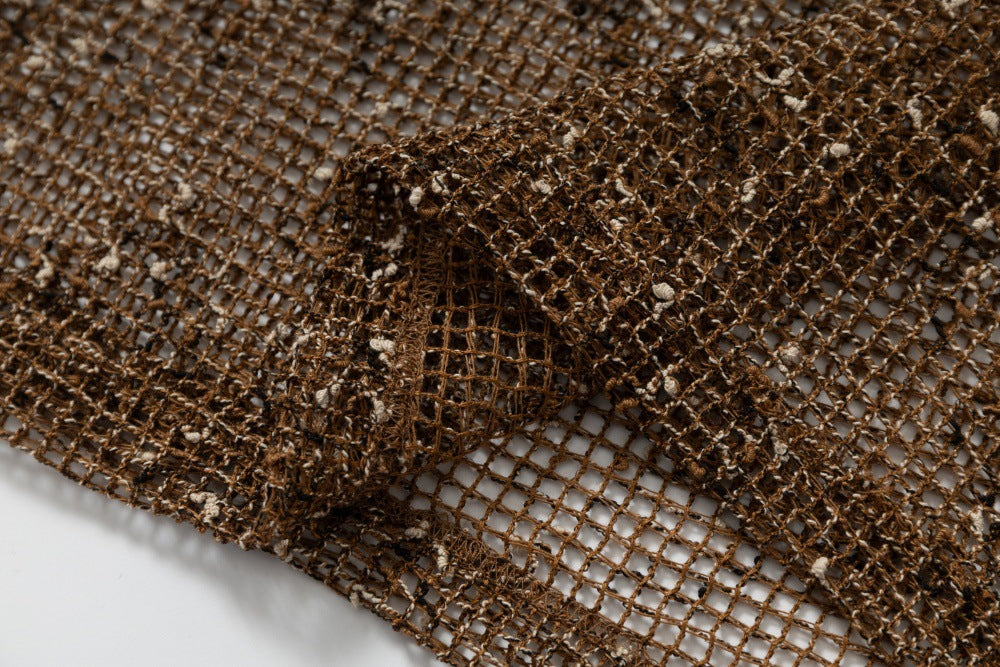DAXUEN Sheer sleeveless tank top in mesh fabric