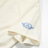 DAXUEN Short-sleeved embroidered camp collar shirt