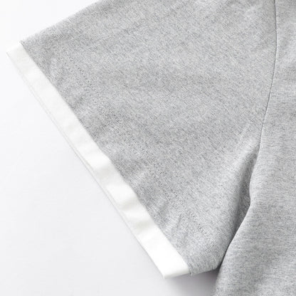 DAXUEN Relaxed fit short-sleeved t-shirt with contrasting trim