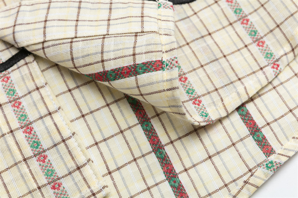 DAXUEN Oversized button-up shirt with cartoon dog appliqué