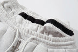 DAXUEN Wide-leg sweatpants in black and heathered light grey