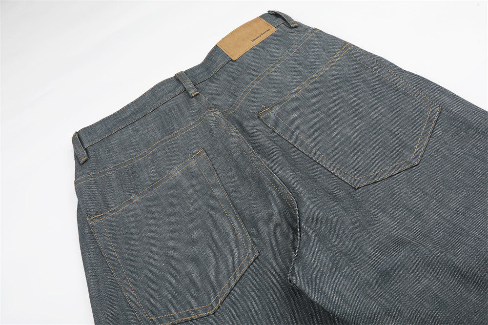 DAXUEN Wide-leg high-waisted denim trousers