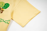 DAXUEN Embroidered button-up shirt with nature motifs