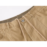 DAXUEN Baggy khaki wide-leg pants for men