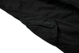 DAXUEN Wide-leg cargo pants in black and light grey