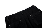 DAXUEN High-waisted black flared denim jeans