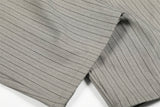 DAXUEN Light grey wide-leg trousers with pinstripes